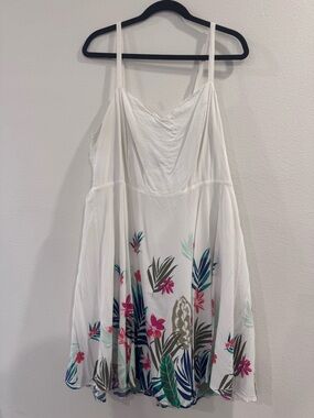 Old Navy Cream Smocked Cami Dress